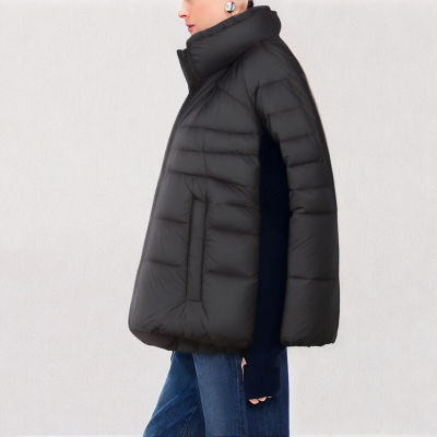 Stand up Collar Short Down Vest