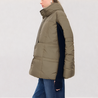 Retro Solid Color Down Vest