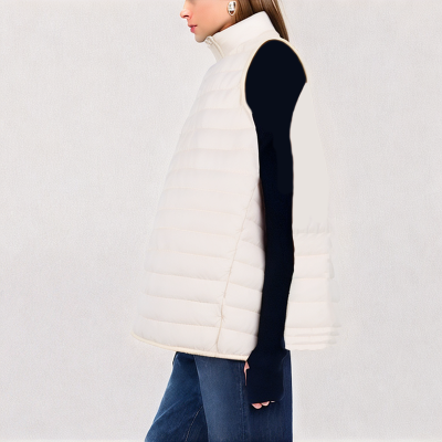 Women's Solid Color Down Vest