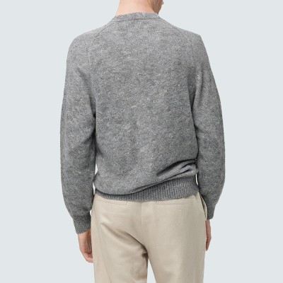 High-quality button-up men's knitted cardigan