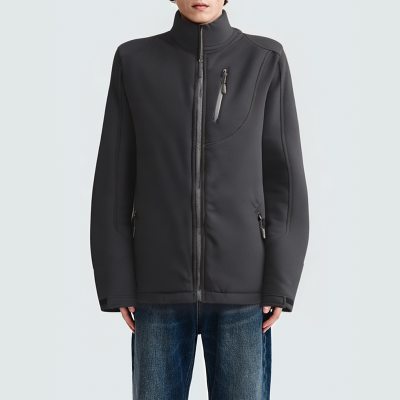 High-quality softshell durable men's parka