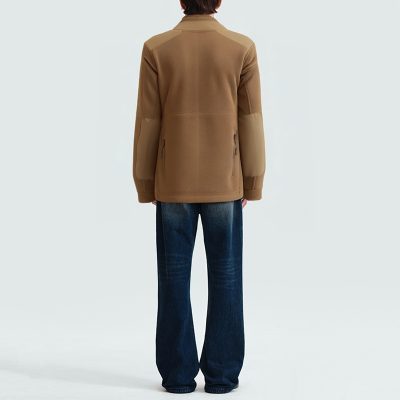 Outdoor stand collar tactical wool men's parka