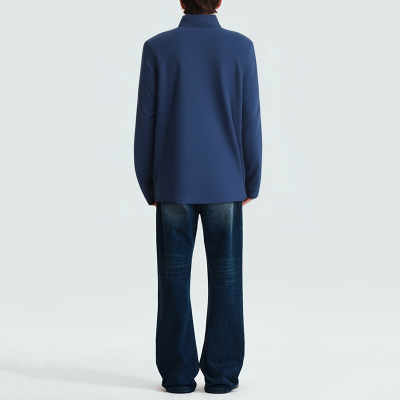 Men's stand collar sports wool parka