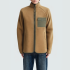 Soft and comfortable stand collar men's parka