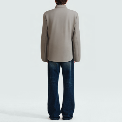 Fashionable four-way stretch men's parka