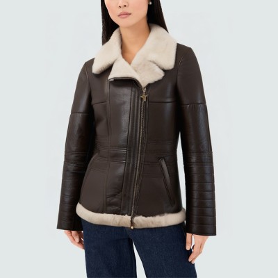 Autumn zipper warm women's jacket