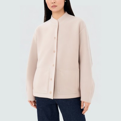 Casual stand collar loose women's jacket