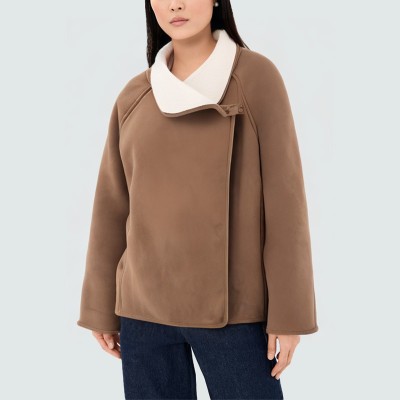 Vintage warm loose women's jacket