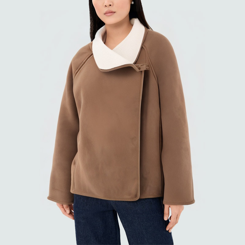 Vintage warm loose women's jacket