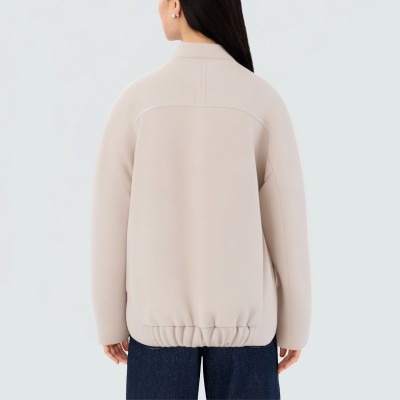 Casual stand collar loose women's jacket