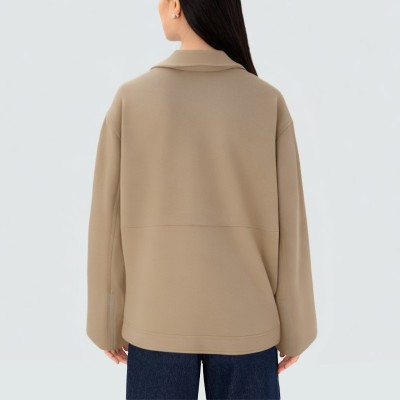 Lapel comfortable loose women's jacket