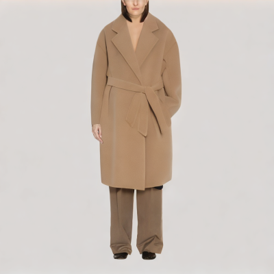 Elegant Double-Faced Cashmere Coat