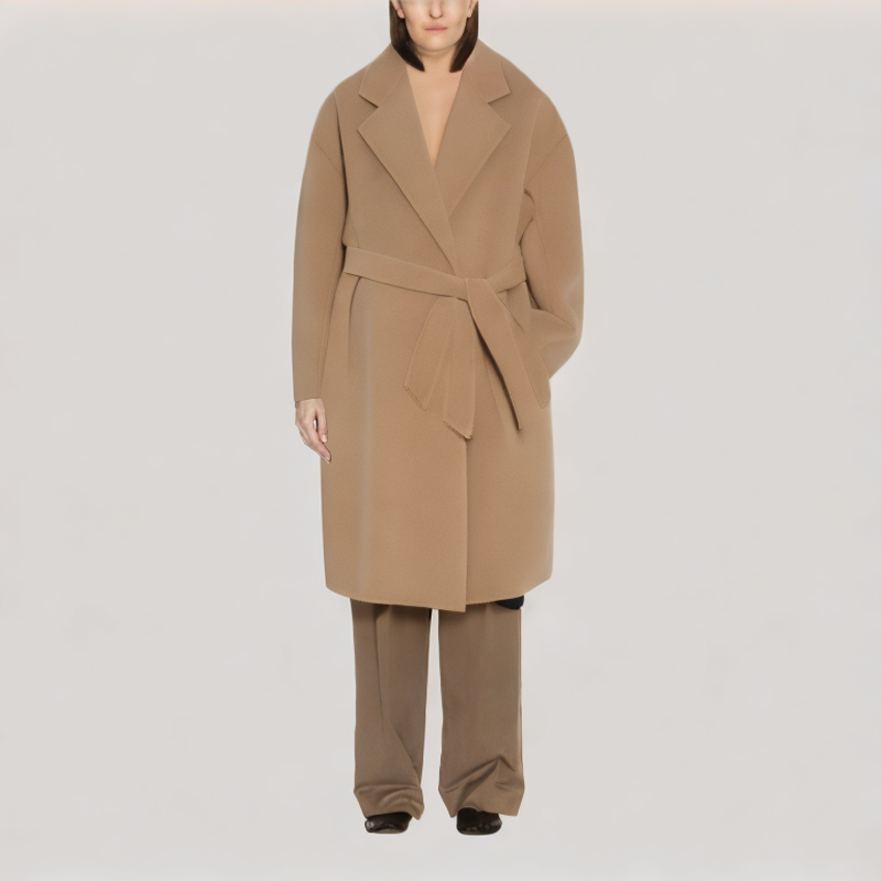 Elegant Double-Faced Cashmere Coat