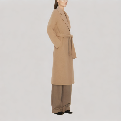 Elegant Double-Faced Cashmere Coat