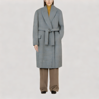 Double-Faced Long Wool Coat