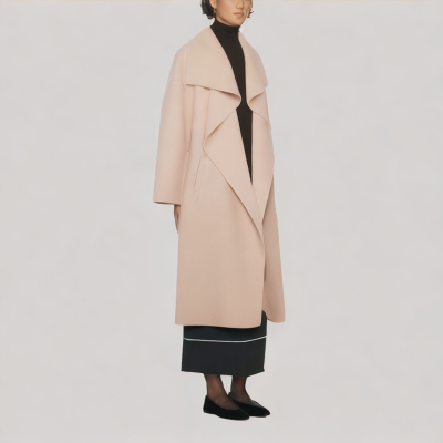 Elegant Large Lapel Coat