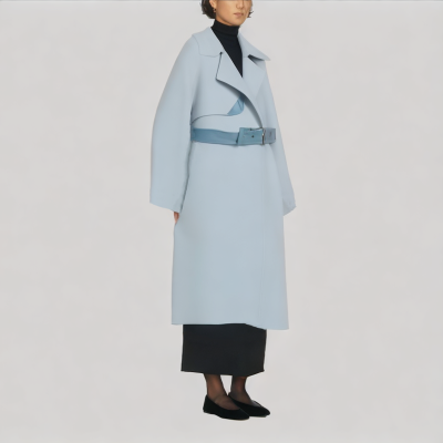 Double-Layer Wool Coat