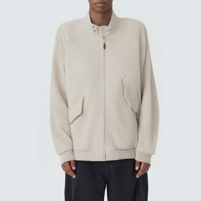 Autumn stand collar zipper men's casual jacket