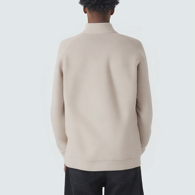 Autumn stand collar zipper men's casual jacket