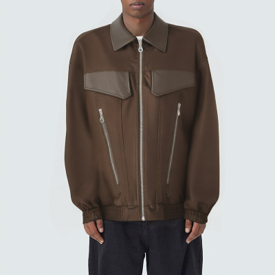 High-end vintage lapel men's casual jacket