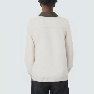 Colorblock trendy loose men's casual jacket