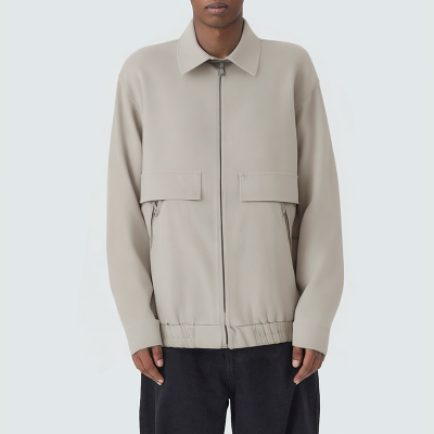 Autumn lapel loose men's casual jacket