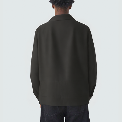 Versatile lapel loose men's casual jacket