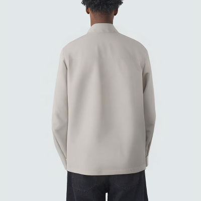 Large pocket loose men's casual jacket