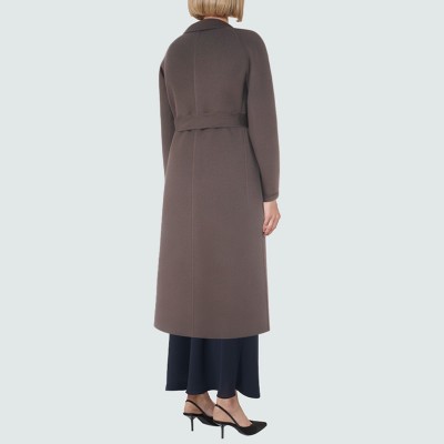 Lapel comfortable warm women's wool coat