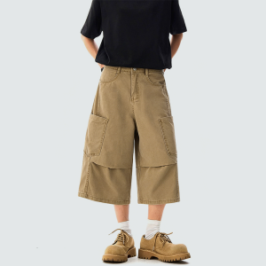 Urban casual breathable capri shorts